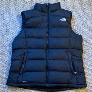 Black North Face Puffy Vest